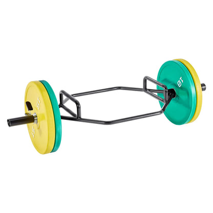 VEVOR Trap Bar Hex Bar, 2-Inch Hex Barbell, 800 LBS Capacity Shrug Bars with Knurled Grips, Weightlifting and Strength Training Equipment, Home Gym for Squats, Deadlifts, Shoulder Presses, Black - View 11