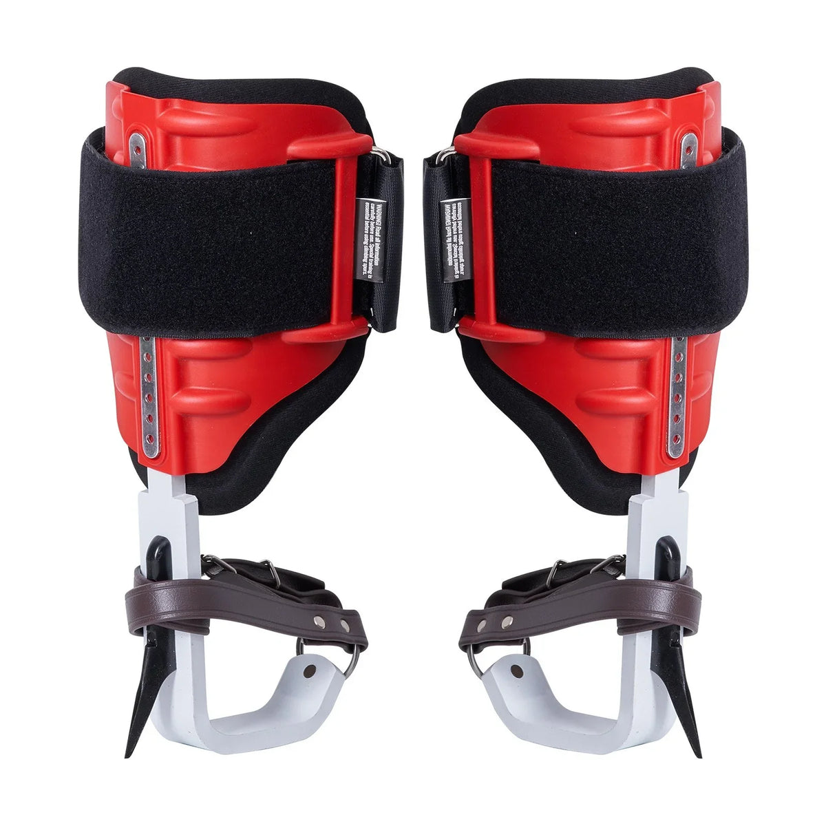 VEVOR Tree Climbing Spikes, 1 Pair Aluminum Climbing Spurs, 350lbs Load Capacity Tree Climbing Gear with Straps and Spike Protectors, Arborist Equipment for Climbers, Hunting, Fruit Picking, Red - View 9