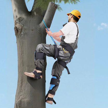 VEVOR Tree Climbing Spikes, Height-Adjustable Tree Climbing Gear with Straps & Padding Cushion, 350 lbs Load Capacity, Heavy Duty Steel Climb Spurs Arborist Equipment for Fruit Picking Hunting - View 8