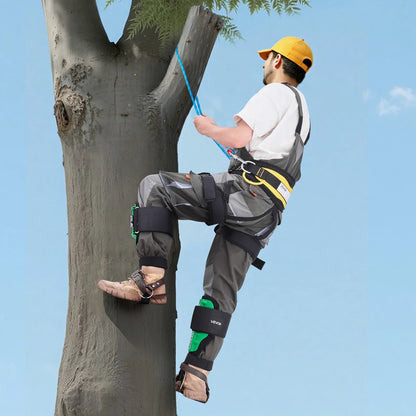 VEVOR Tree Climbing Spikes Set, Height-Adjustable Tree Climbing Gear with Straps & Spike Protectors, 350 lbs Load Capacity, Heavy Duty Steel Climb Spurs Arborist Equipment for Fruit Picking Hunting - View 8