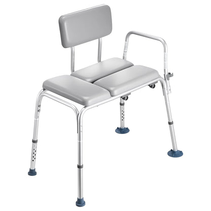 VEVOR Tub Transfer Bench for Bathtub, 500 lbs Weight Capacity Heavy Duty Shower Chair with Arm and Backrest, Height Adjustable Bathroom Shower Bench Bath Seat for Adults, Seniors, Elderly and Disabled - View 10