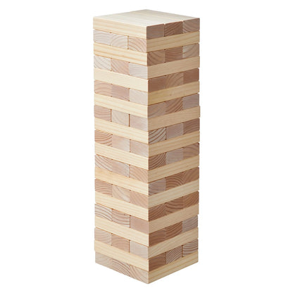 VEVOR Tumbling Timber Toy, 60 Blocks Giant Tumble Tower Blocks Game, Pine Wood Tumbling Tower Game with Carry Bag and Scoreboard, Wooden Stacking Game, Tumble Tower Family Games for Indoor/Outdoor - View 9
