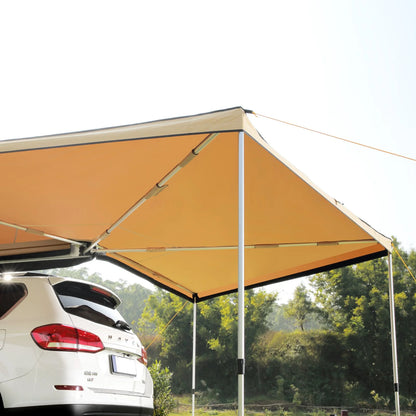 VEVOR Vehicle Awning 270 Degree, 8.2' Height Retractable Car Side Awning, PU3000mm UV50+ Car Awning with Waterproof Storage Bag, Suitable for Truck, SUV, Van, Campers - View 7