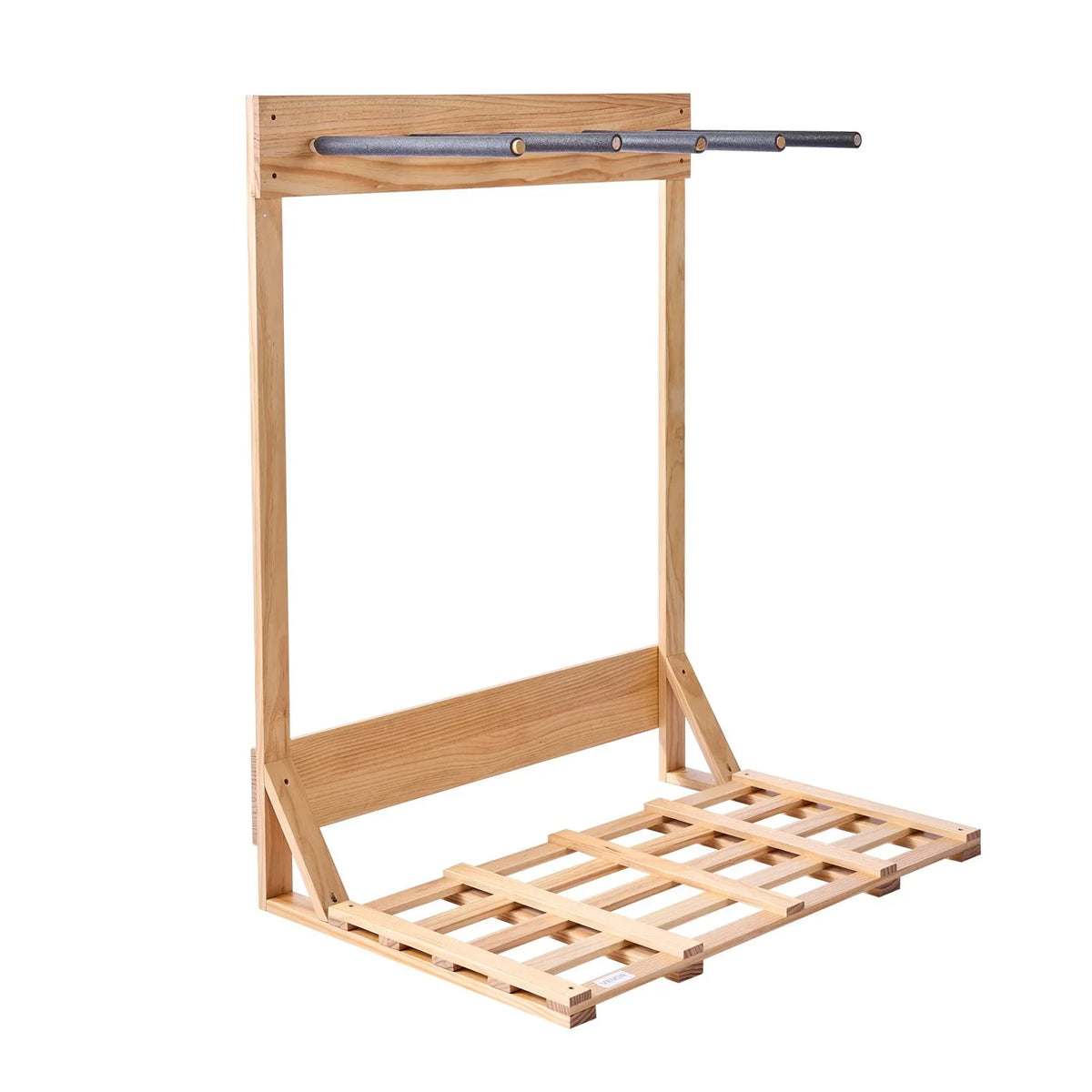 VEVOR Vertical Surfboard Stand, 4 Tiers Wooden Surfboard Rack for Storage and Display, Freestanding Board Stand Organizer, Surf Board Holder for Wakeboards, Snowboards, Kiteboards, Shortboard, Skis - View 8