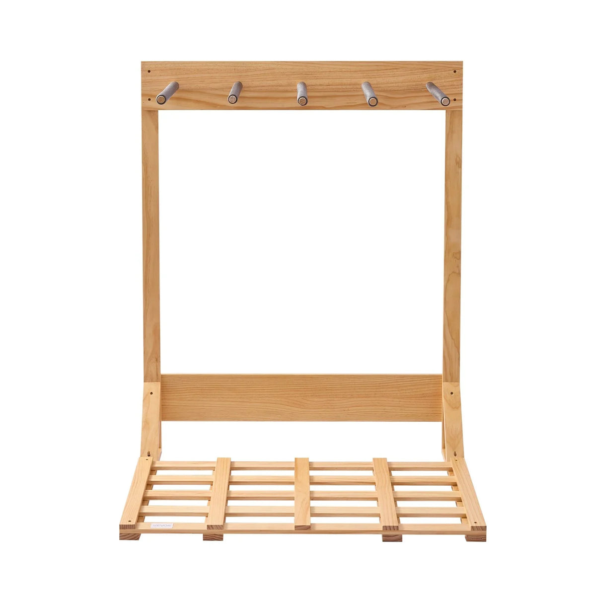 VEVOR Vertical Surfboard Stand, 4 Tiers Wooden Surfboard Rack for Storage and Display, Freestanding Board Stand Organizer, Surf Board Holder for Wakeboards, Snowboards, Kiteboards, Shortboard, Skis - View 9