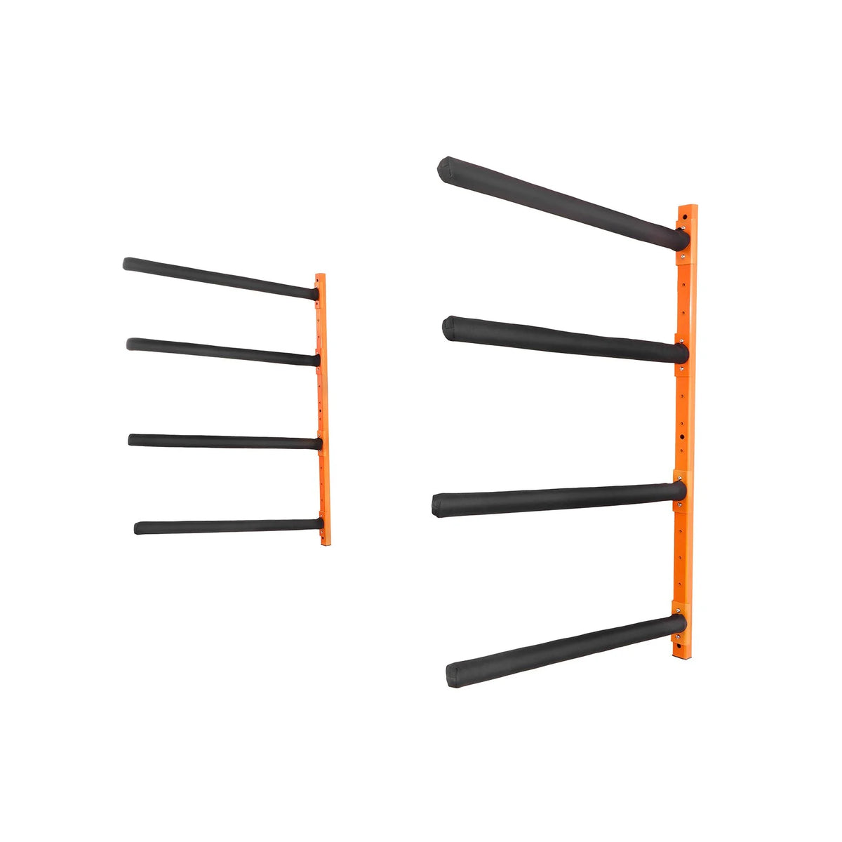 VEVOR Wall Kayak Storage Rack, 4-Capacity Wall Mounted Kayak Holders for Kayak Canoe Paddle Board, Kayak Storage Hooks with Adjustable Padded Arms, 400 LBS Load Kayak Hanger for Indoor Outdoor Garage - View 9