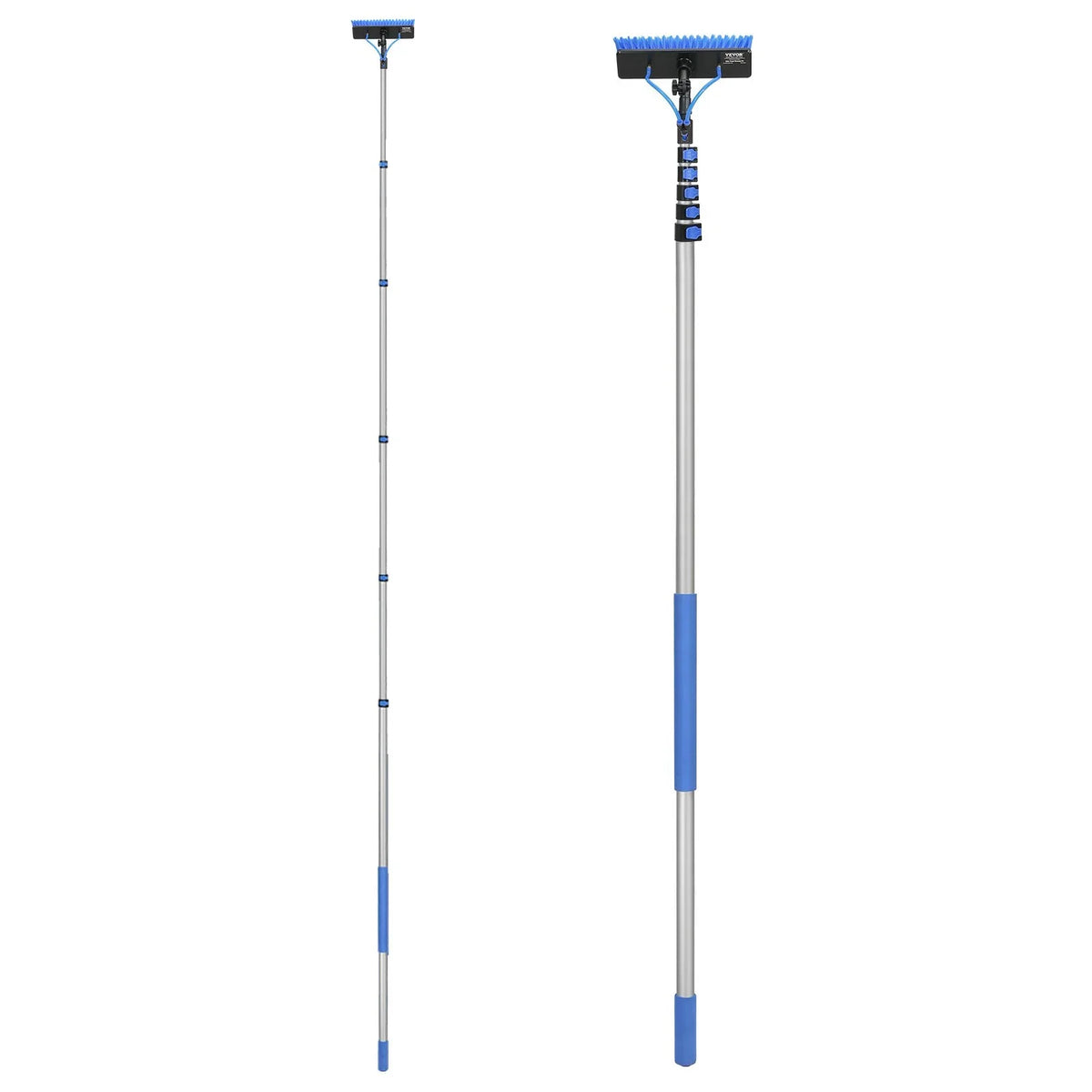 VEVOR Water Fed Pole Kit, 36FT Solar Panel Cleaning Pole with Extendable Handle, 180° Rotatable Brush Head & 65.6FT Hose, Household & Outdoor Window Cleaner Tool for Caravan Solar Panel Deck - View 9