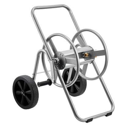 VEVOR Water Hose Reel Cart, 200/300 ft High-Pressure Garden Hose Cart, Hoses Reel Carts with Two Wheels, Handle & Heavy-Duty Mesh Storage Basket, Portable Hoses Reels for Garden Watering, Car Washing - View 8