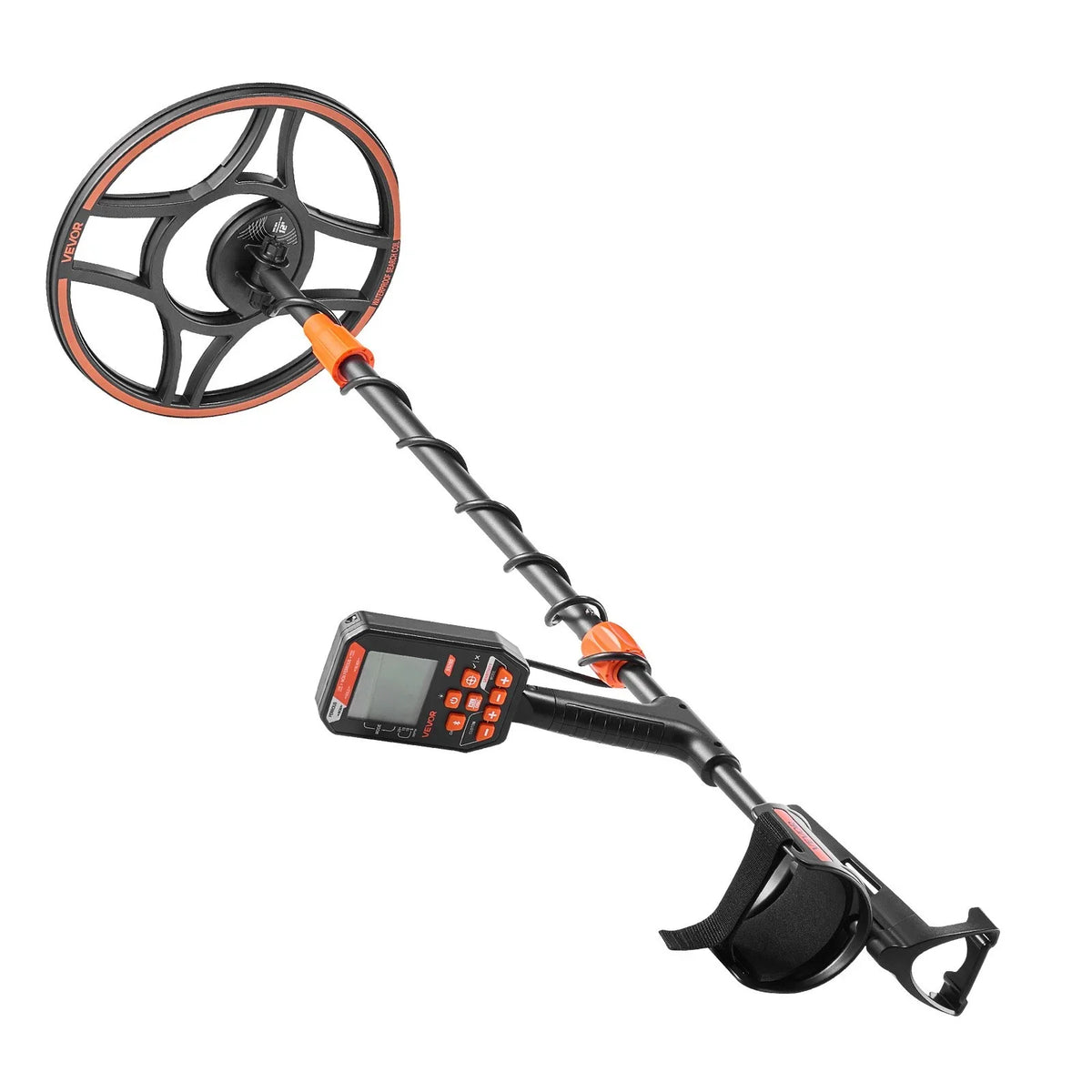 VEVOR Waterproof Metal Detector, 12", Professional High Accuracy Gold Detector for Adults, with Display, Wireless Headphones, 7 Modes, Adjustable Length, for Detecting Gold Treasure Hunting, IP68 - View 10
