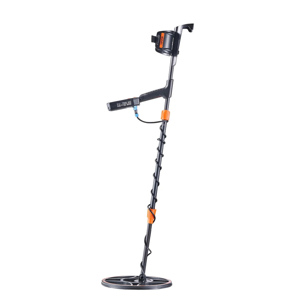 VEVOR Waterproof Metal Detector, 12", Professional High Accuracy Gold Detector for Adults, with Display, Wireless Headphones, 7 Modes, Adjustable Length, for Detecting Gold Treasure Hunting, IP68 - View 9