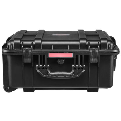 VEVOR Weatherproof Hard Case, Heavy Duty Protective Dry Box Case with Pre-Cut Foam, Wheels & Retractable Pull Handles for Travel, Hunt, Military, Tactical, IP67 Waterproof Case for Cameras(57x45x28) - View 10