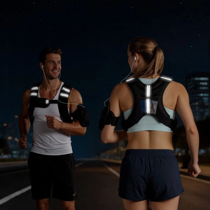 VEVOR Weighted Vest, 10 lbs Body Weight Vest for Men Women, with Reflective Stripe, Adjustable Buckle, Workout Equipment for Strength Training, Running, Jogging, Fitness, Muscle Building, Weight Loss - View 7