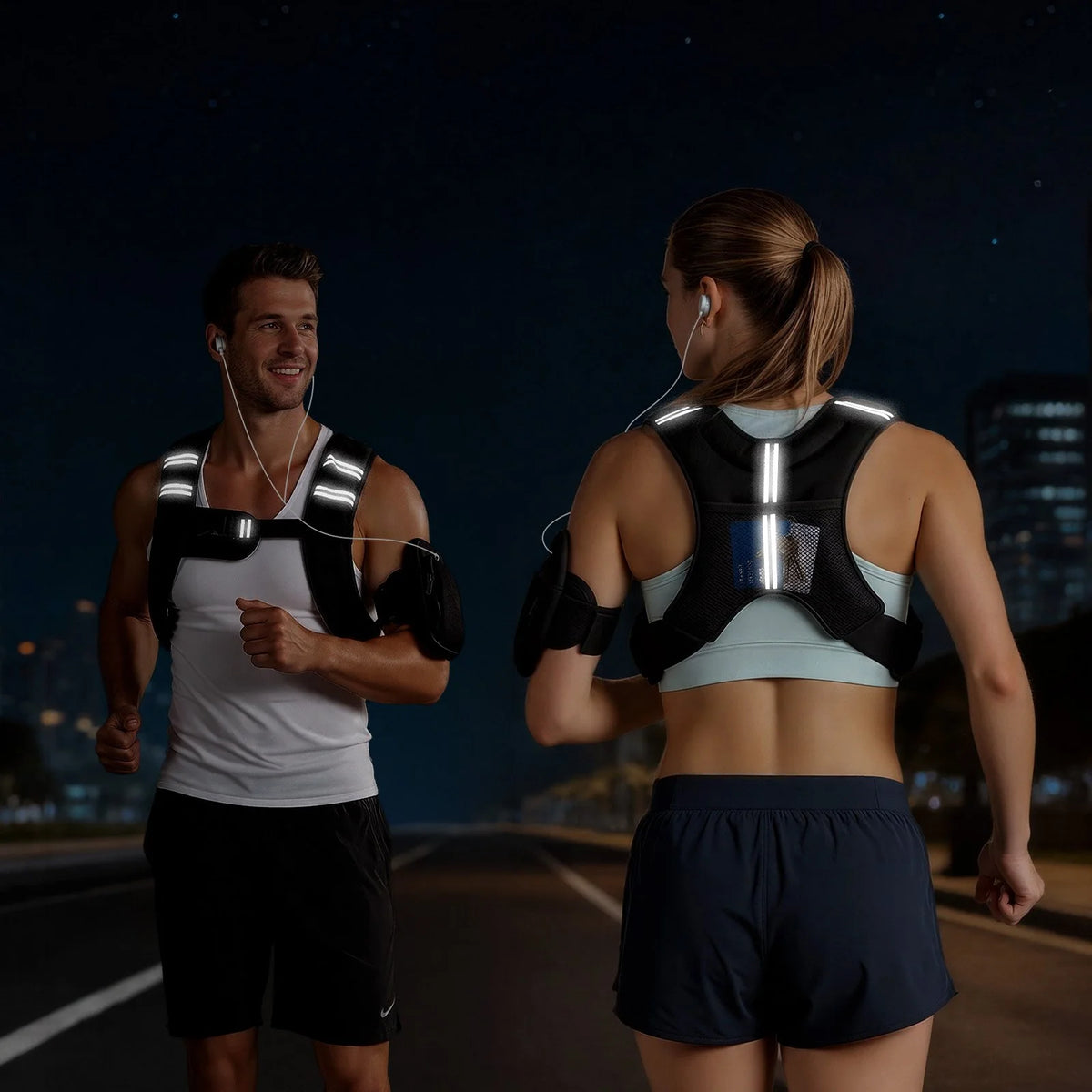 VEVOR Weighted Vest, 8 lbs Body Weight Vest for Men Women, with Reflective Stripe, Adjustable Buckle, Workout Equipment for Strength Training, Running, Jogging, Fitness, Muscle Building, Weight Loss - View 7