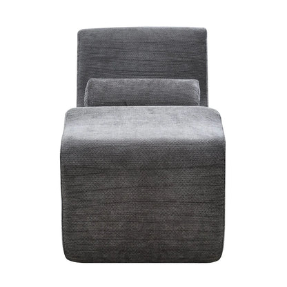VEVOR Yoga Chair Chaise, Ergonomic Chaise Lounge Chair for Yoga, Modern Boneless Curved Foam Lounge Indoor for Massage, Stretching, Relaxation, Exercise, Used in Living Room, Bedroom, Balcony, Grey - View 10
