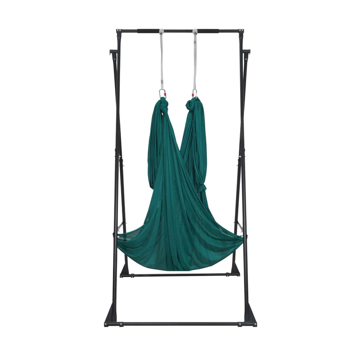 VEVOR Yoga Stand Frame, Max 440.9 lbs Load Swing Stand, Triangular Structure Pull Up Stands, Aerial Silk Stands with EVA Foam & 6.6-yard Yoga Hammock, 4-Level Horizontal & 6-Level Vertical Adjustment - View 8