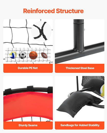 Volleyball Setter Training Equipment Trainer Net Angle and Height Adjustable - View 4