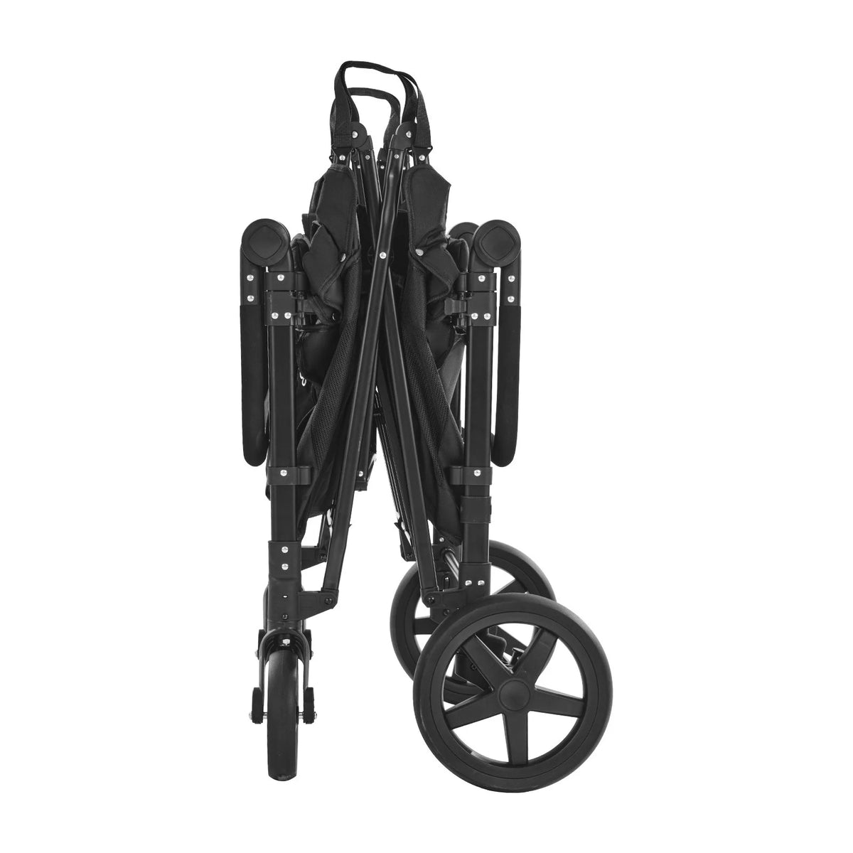 Wagon Stroller for 4 Kids Push Pull Quad Collapsible Stroller 330LBS Loading - View 8