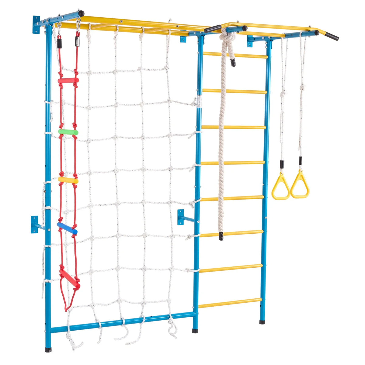 Wall Gym for Kids 7 in 1 Steel Indoor Kids Gym for Exercise Climbing Toys - View 10