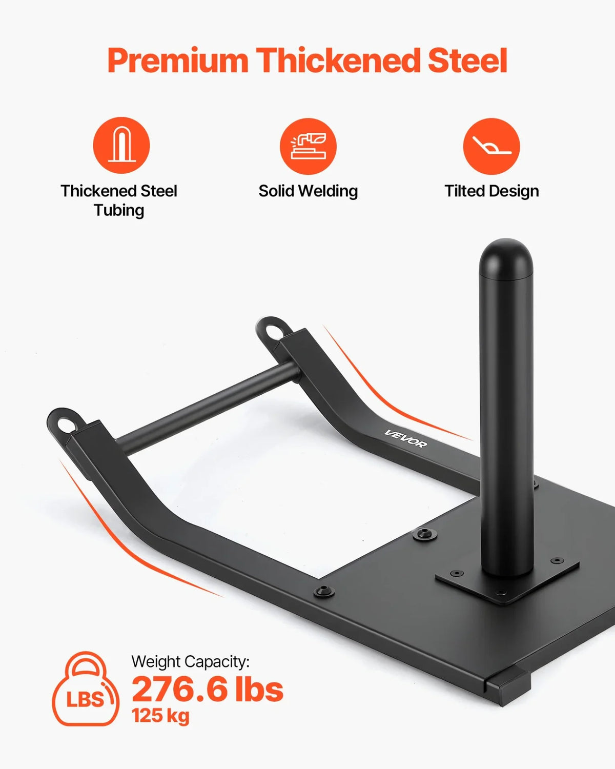 Weight Power Pull Push Sled Workout Fitness Strength Speed Training Sled Black - View 2